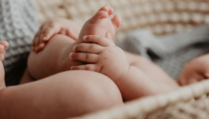 Baby in Basket