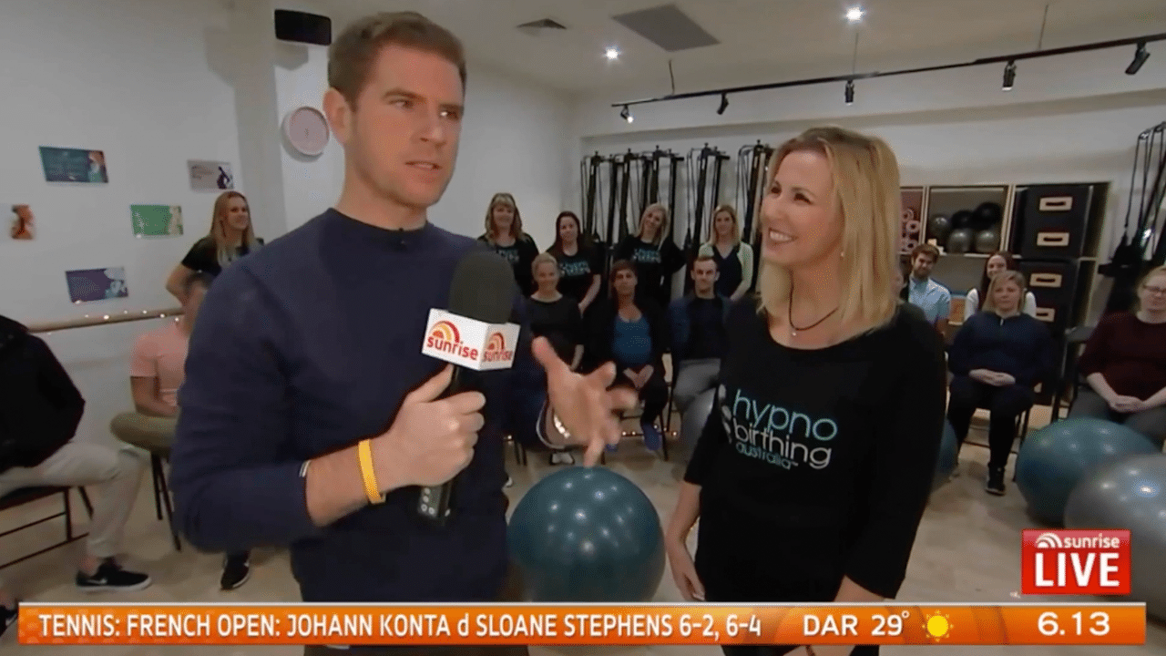 Hypnobirthing Australia™ Interview with Sunrise (Sam Mac)