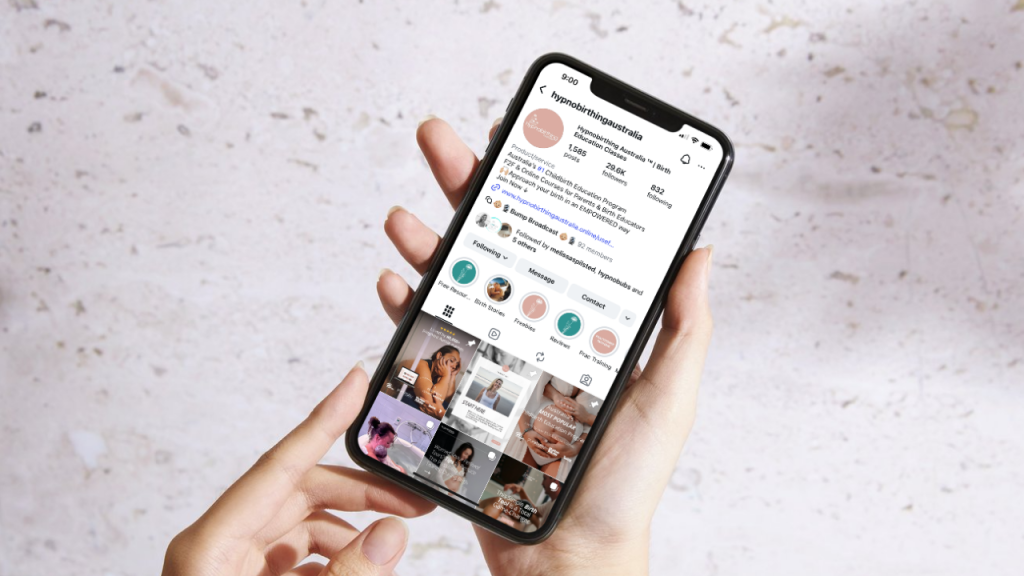 Hypnobirthing Australia™ Instagram Page