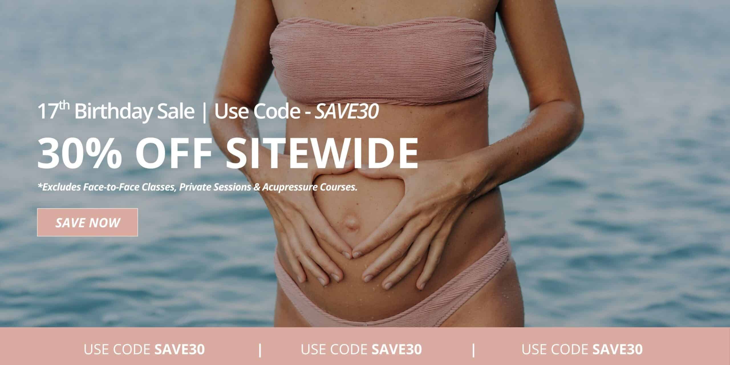 Hypnobirthing Australia Birthday Sale 30% Off Sitewide